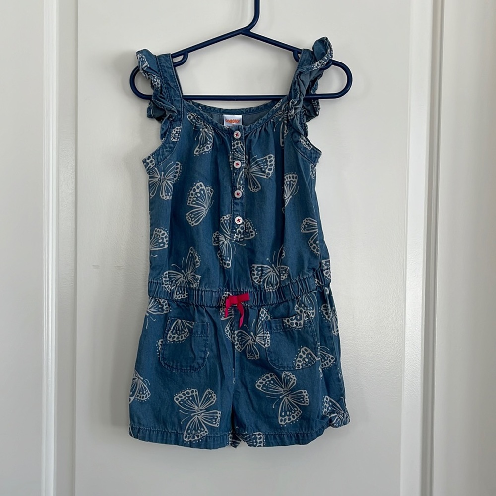 Gymboree cotton graphic lightweight shorts jumper size 4